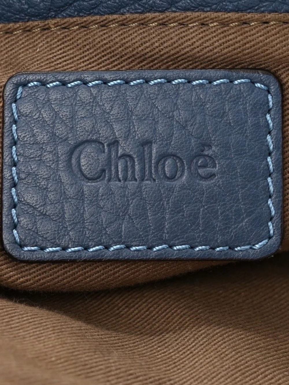 Chloe Marcie in Royal Navy 2way Crossbody bag - Picture 6 of 7
